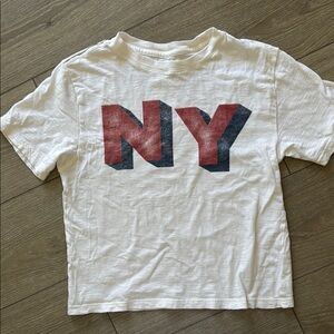 Crewcuts Kids White NY Graphic T-Shirt